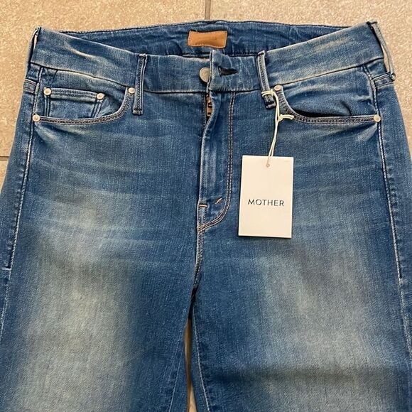 Mother The Looker Ankle Fray Brids of Paradise jeans - Picture 3 of 9